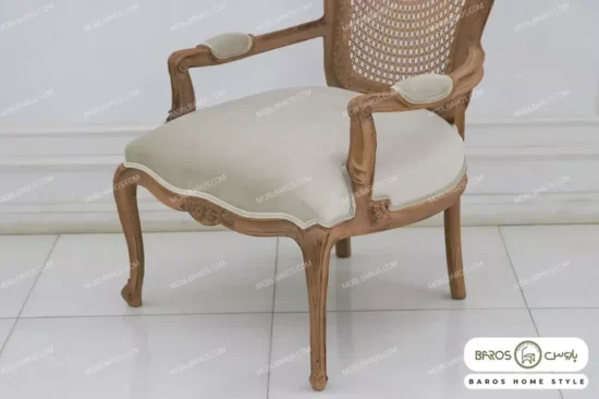 مبل تک نفره کلاسیک مرجان کد ۳ باروس0 (4)