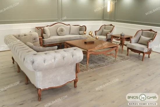 مبل نئوکلاسیک کینگ و چستر نیکا و پرنس باروس (10)