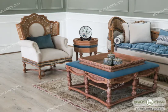 مبل نئوکلاسیک ۵ نفره لیزنا کد ۲ باروس (3)