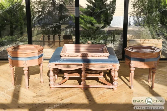 میز جلو مبلی و عسلی مدل جدید لادین باروسس (2)