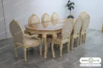 میز ناهار خوری سلطنتی الینا با صفحه معرق باروس (2)