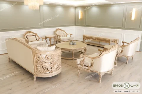 مبل کلاسیک سلطنتی مدل الینا کد ۱۰ باروس (1)