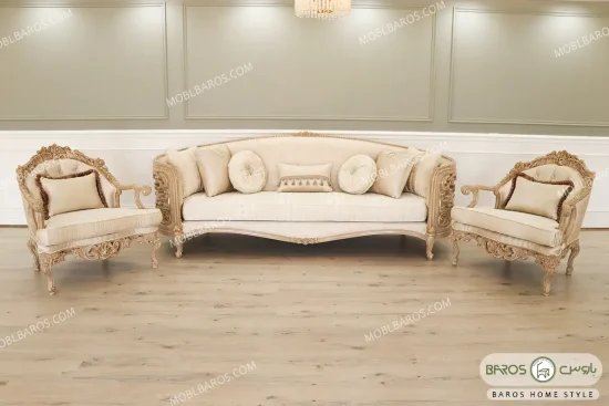 مبل کلاسیک سلطنتی مدل الینا کد ۱۰ باروس (2)