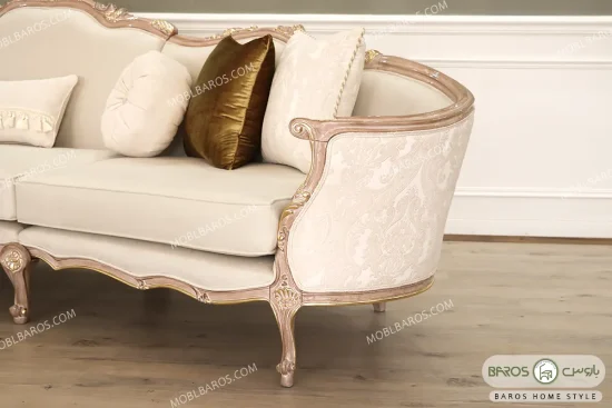 مبل کلاسیک لوکس و منبتی جدید نوادا کد ۳ باروس (12)