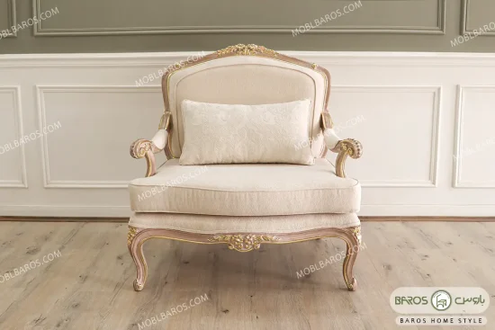 مبل کلاسیک لوکس و منبتی جدید نوادا کد ۳ باروس (3)