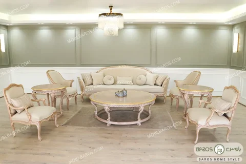 مبل کلاسیک ۷ نفره آرتمیس کد ۲ باروس (11)
