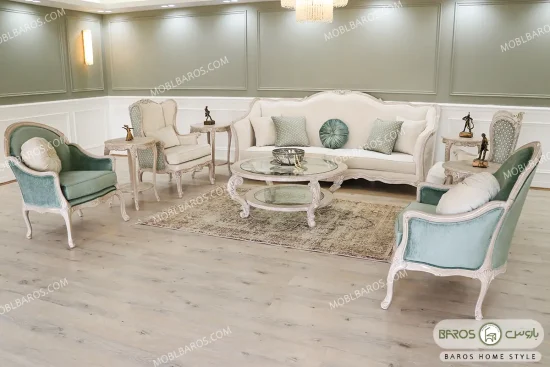 مبل کلاسیک ۷ نفره ساوین باروس (12)
