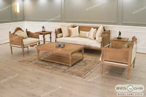 مبلمان ۵ نفره کاجی کد ۸ باروس (2)
