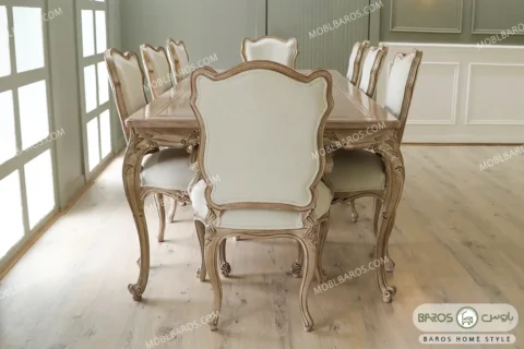 میز ناهارخوری جدید ساوین کد ۱ ۸ باروس (1)