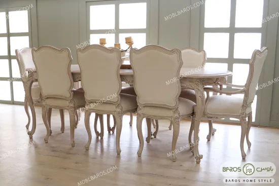 میز ناهارخوری جدید ساوین کد ۱ ۸ باروس میز (4)