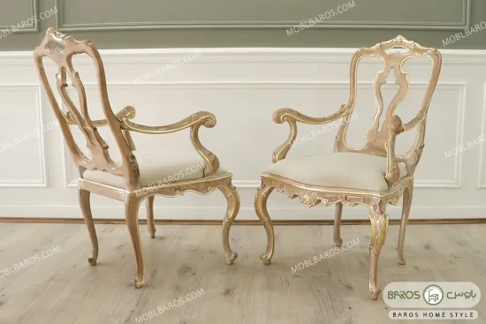 میز ناهارخوری کلاسیک و چوبی آرتمیس کد ۲ باروس0 (10)