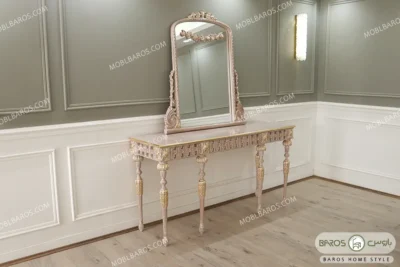 میز کنسول منبتی نوادا و آینه رومیزی برلیان باروس (2)