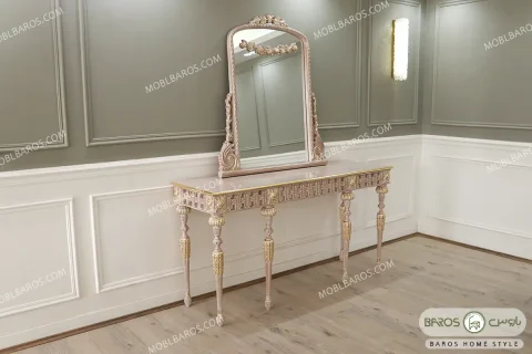 میز کنسول منبتی نوادا و آینه رومیزی برلیان باروس (2)