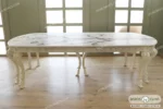 میز ناهار خوری سلطنتی الینا با صفحه طرح‌دار باروس (9)