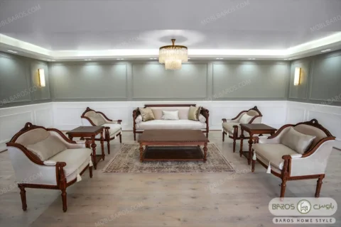 مبل مدل مصری و کاناپه کاجی (2)