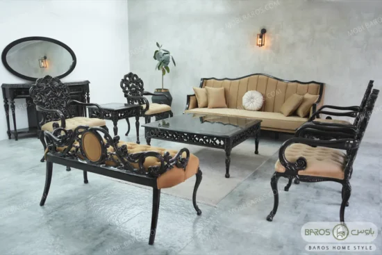 مبل نئوکلاسیک ۷ نفره کینگ و دایمند کد ۲ (3)