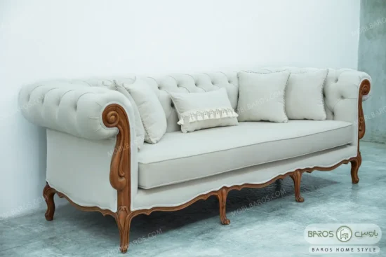 مبل کلاسیک و راحتی ۸ نفره کینگ و چستر نیکا کد ۳ (6)