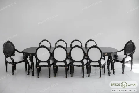 میز ناهار خوری مشکی و جذاب الینا باروس (2)