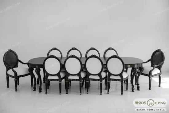 میز ناهار خوری مشکی و جذاب الینا باروس (2)