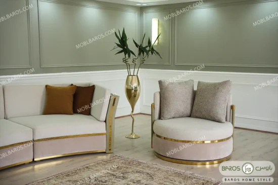 نیم ست مبل راحتی فرشته آماده تحویل باروس (2)