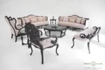 مبل کلاسیک کینگ با بنچ (1)