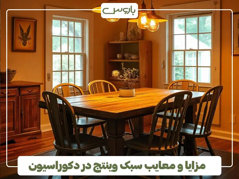 مزایا و معایب سبک وینتج در دکوراسیون