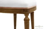 میز ناهار خوری ساده گرد دکورا با صندلی کاجی (4)