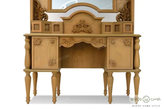 سرویس خواب دو نفره چوبی سرن (8)