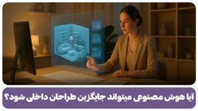 آیا هوش مصنوعی میتواند جایگزین طراحان داخلی شود
