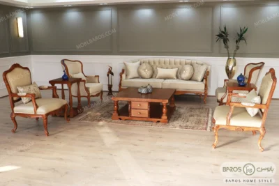 مبل + جلومبلی عسلی آماده ارسال فوری کد ۱۰ (1)