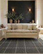 مبل کلاسیک کاجی و کاناپه گیسو و مهسا (1)