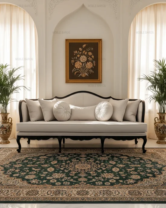 مبل کلاسیک کینگ مشکی (3)