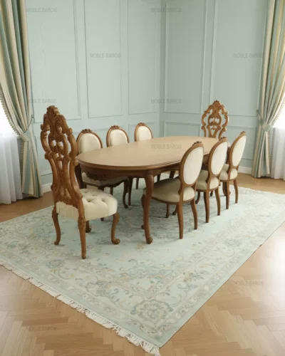 میز ناهار خوری لورنزو و چپندر کینگ (2)