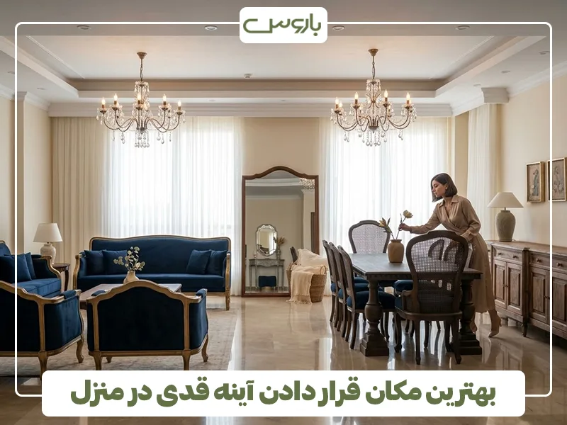 بهترین مکان قرار دادن آینه قدی در منزل بهترین مکان قرار دادن آینه قدی در منزل