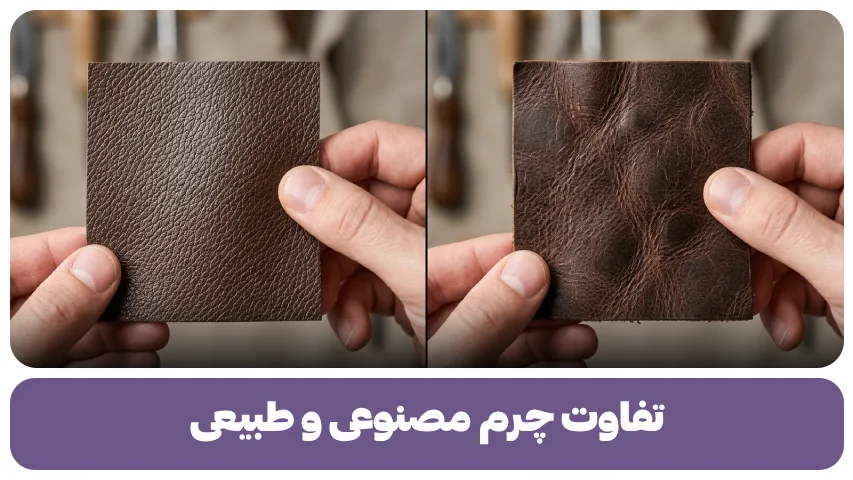 تفاوت چرم مصنوعی و طبیعی