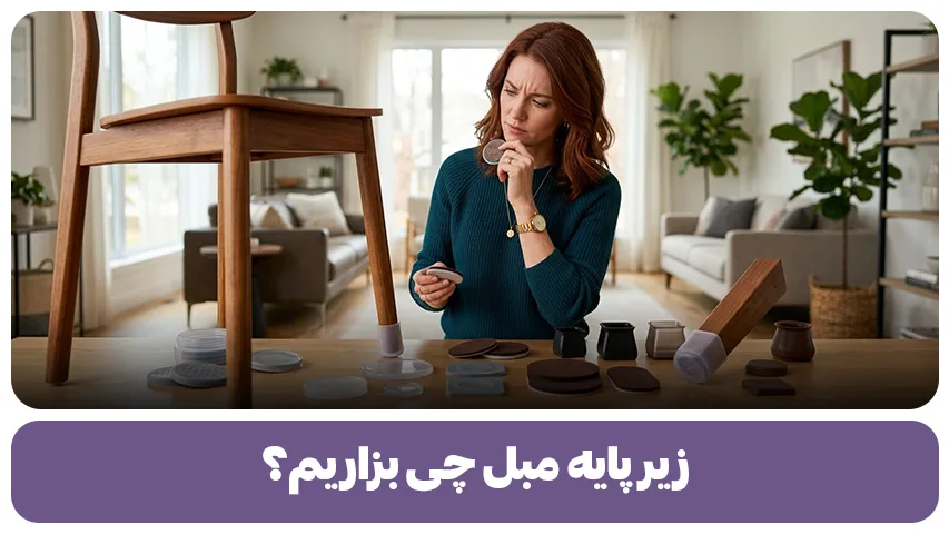 زیر پایه مبل چی بزاریم؟