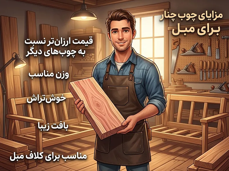 مزایای استفاده از چوب چنار در مبل سازی (1) مزایای استفاده از چوب چنار در مبل سازی (1)