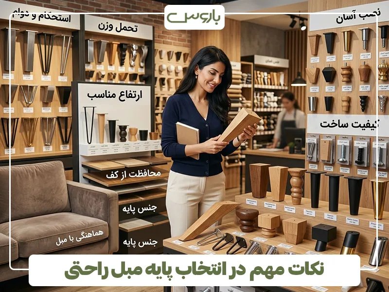 نکات مهم در انتخاب پایه مبل راحتی نکات مهم در انتخاب پایه مبل راحتی