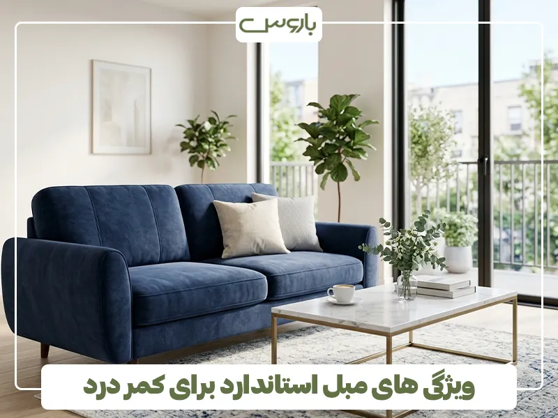 ویژگی های مبل استاندارد برای کمر درد 2