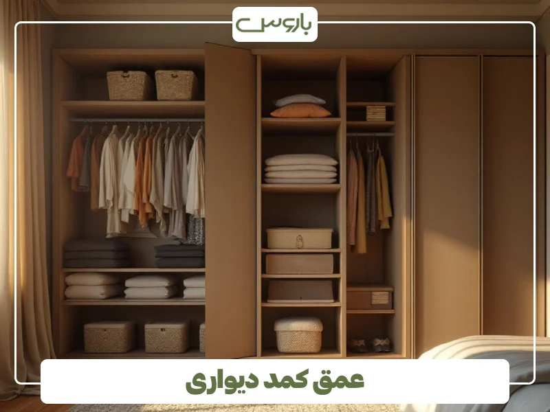 عمق کمد دیواری