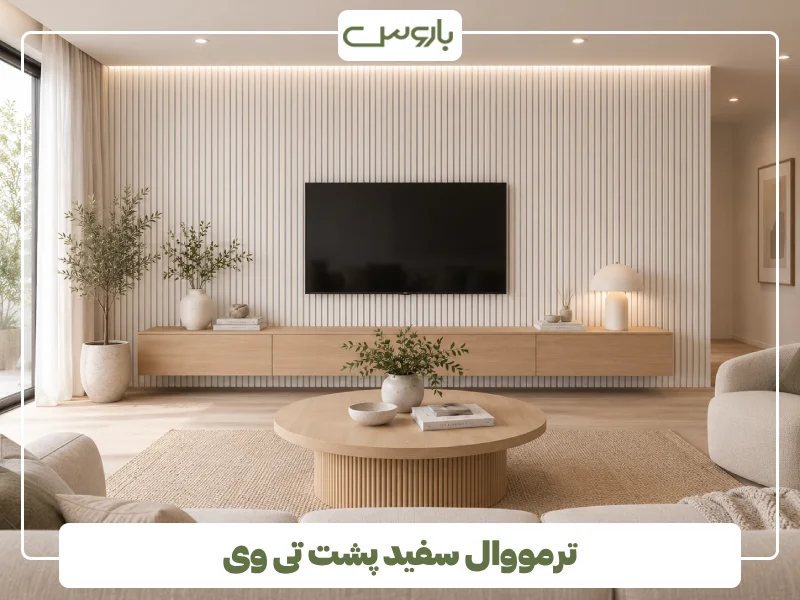 ترمووال سفید پشت تی وی