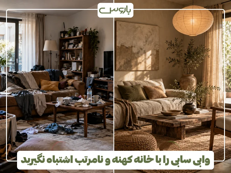 وابی سابی را با خانه کهنه و نامرتب اشتباه نگیرید