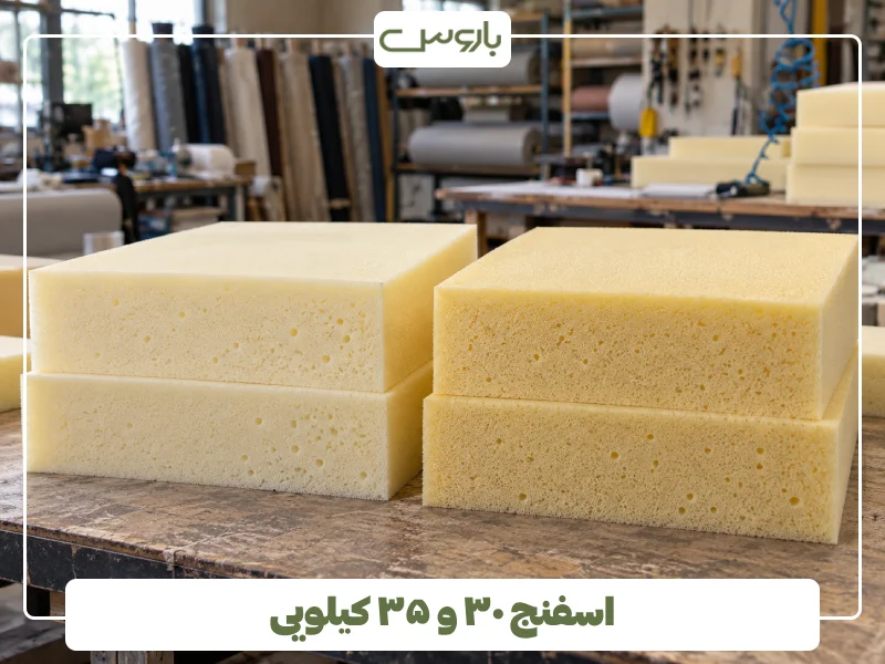 اسفنج ۳۰ و ۳۵ کیلویی