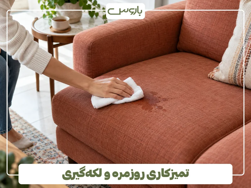 تمیزکاری روزمره و لکه گیری تمیزکاری روزمره و لکه گیری