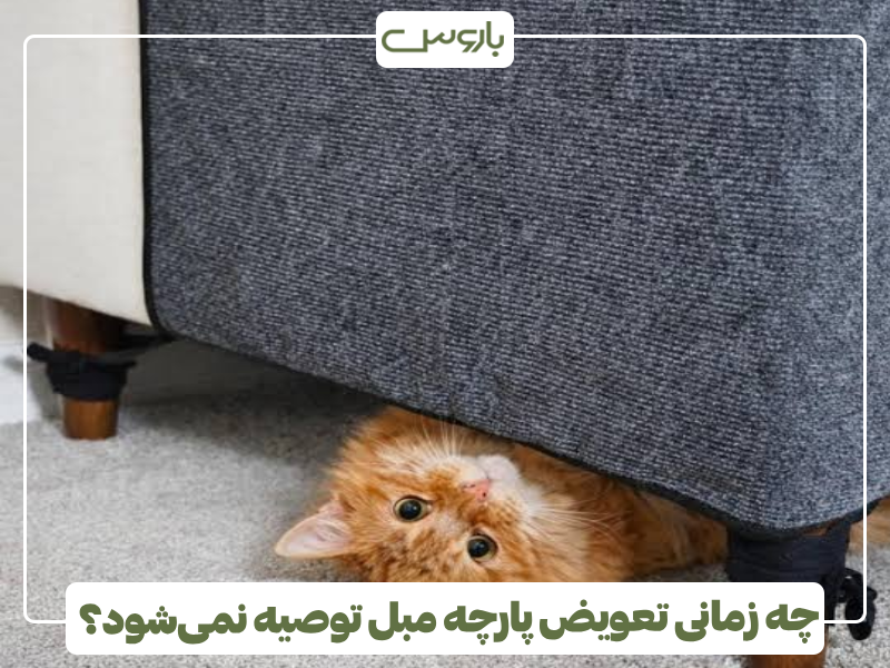 چه زمانی تعویض پارچه مبل توصیه نمی شود؟